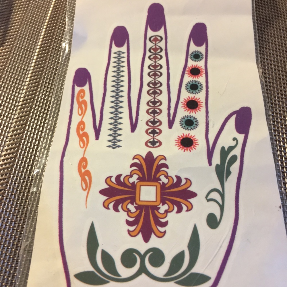 NWT - Henna Temporary Tattoos - Picture 3 of 8